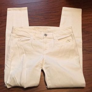 American Eagle White Jeggings